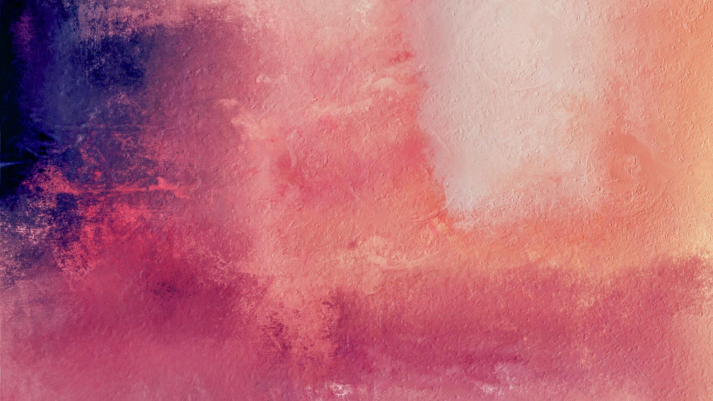 Leinwand mit Farben in Blau- und Violettönen