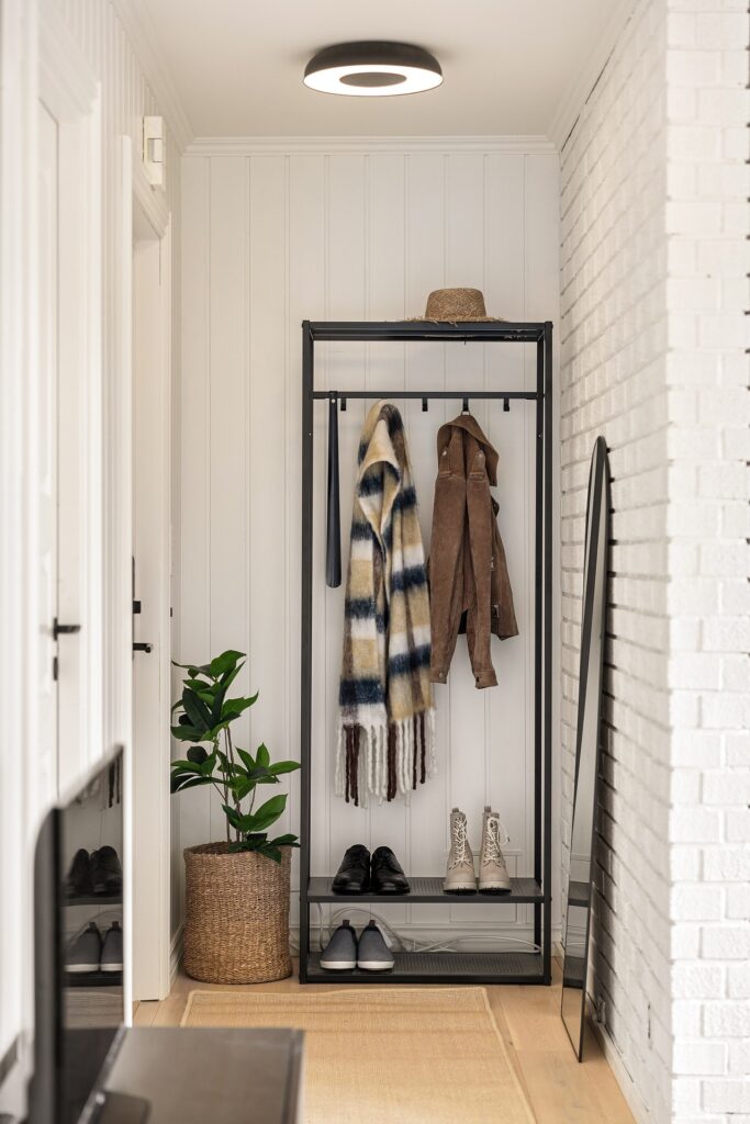 Garderobe im Flur